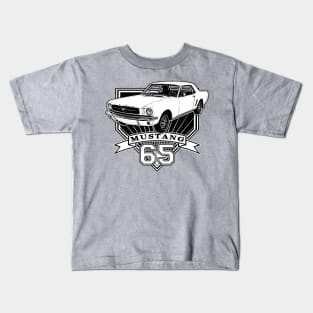 65 Mustang Coupe Kids T-Shirt